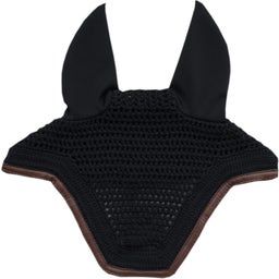 Kentucky Horsewear Fly Veil Wellington Leather - Black