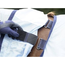 Manta Anti-moscas Paddock SUNSHINE II, Sky/Navy