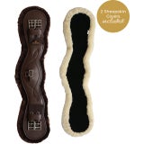Kentucky Horsewear Sheepskin Anatomic Short Girth Brown