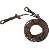 Rubber Reins Slimline (1/2") with Bridle Hook 150cm