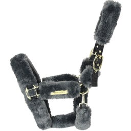 Kentucky Horsewear Transporthalfter Lammfell grau