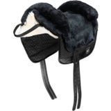"Iberica Plus" Fur Saddle, Anthracite/Black/Natural