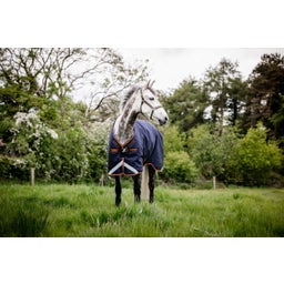Horseware Ireland Rambo Original Turnout 100g navy/orange