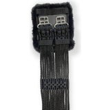 Sangle en Cordes Boucles Inox Rembourrées noir