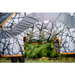 Horseware Ireland Amigo 3-in-1 CamoFly, Grey/Orange