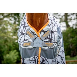 Horseware Ireland Amigo 3-in-1 CamoFly, Grey/Orange