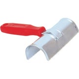 Kerbl Metallstriegel halbrund