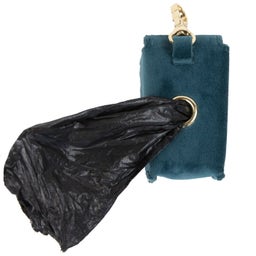 Kentucky Dogwear Poop Bag Carré Velvet - Émeraude