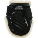 Artificial Sheepskin Young Horse Fetlock Boots Black, L (1 paar)
