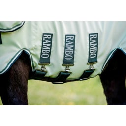 Rambo Petite Pony Fly Sheet, Beige/Green-Sage