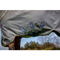 Amigo Bravo 12 Plus Bundle 50 g (+ Liner in 100 g & 200 g), Dark Shadow/Navy & Rose - 165 cm