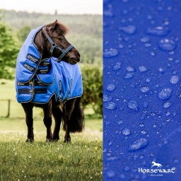 Amigo Hero 6 Petite Plus Turnout Lite (Ripstop) Blue/Navy&Grey - 55 cm