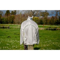 Horseware Ireland Amigo Bug Rug, Lunar Rock/Navy & Lime - 145 cm