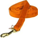 Kentucky Dogwear Hundeleine aus Samt, orange - small