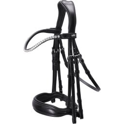Schockemöhle Sports Kandara Milazzo, black/silver - Cob