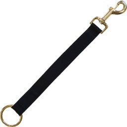 Kentucky Horsewear Nylon Holder Hook & Ring - black