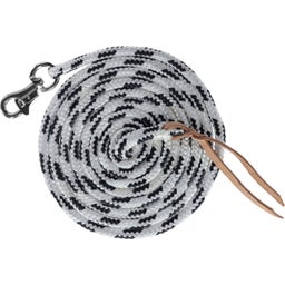 Kerbl Ground Work Rope with Bull Snap - black/white