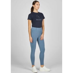 Reitleggings FLEX FULL GRIP CS, steel blue - XXS