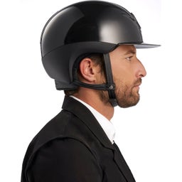 Casque d'Équitation Vita Carbon Gel GST, Noir/Brillant - L (59)