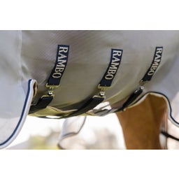 Rambo Protector Integrated, Silver/Navy, White & Beige   - 145 cm